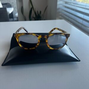 Saint Laurent Brown Tortoise Sunglasses